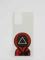 Багровый чехол Xiaomi Redmi 10, Сяоми Редми 10 с рисунком "Игра в кальмара"