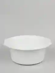 Белый таз "Водолей" круглый