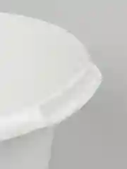 Белый таз "Водолей" круглый