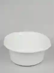 Белый таз "Водолей" круглый