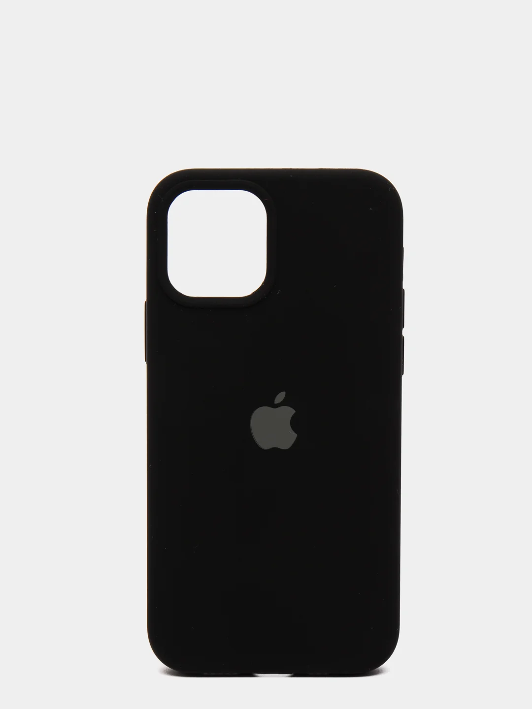 Черный чехол с бархатом iPhone 12 / 12 Pro