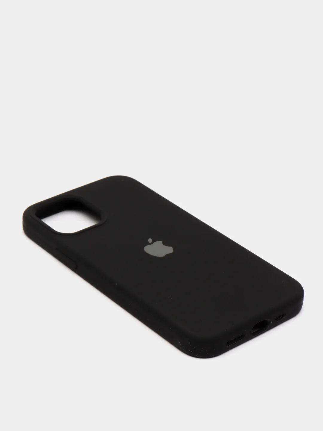 Черный чехол с бархатом iPhone 12 / 12 Pro