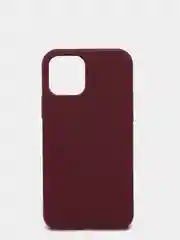 Бордовый чехол с бархатом iPhone 12 / 12 Pro