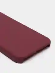 Бордовый чехол с бархатом iPhone 12 / 12 Pro