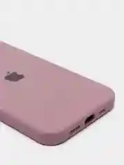 Сиреневый чехол с бархатом iPhone 12 / 12 Pro