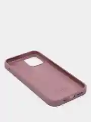 Сиреневый чехол с бархатом iPhone 12 / 12 Pro