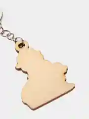 Лавандовый брелок деревянный по игре "Геншин импакт"