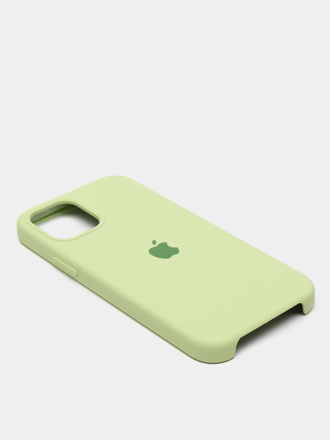 Зелёный хаки чехол с бархатом iPhone 12 / 12 Pro