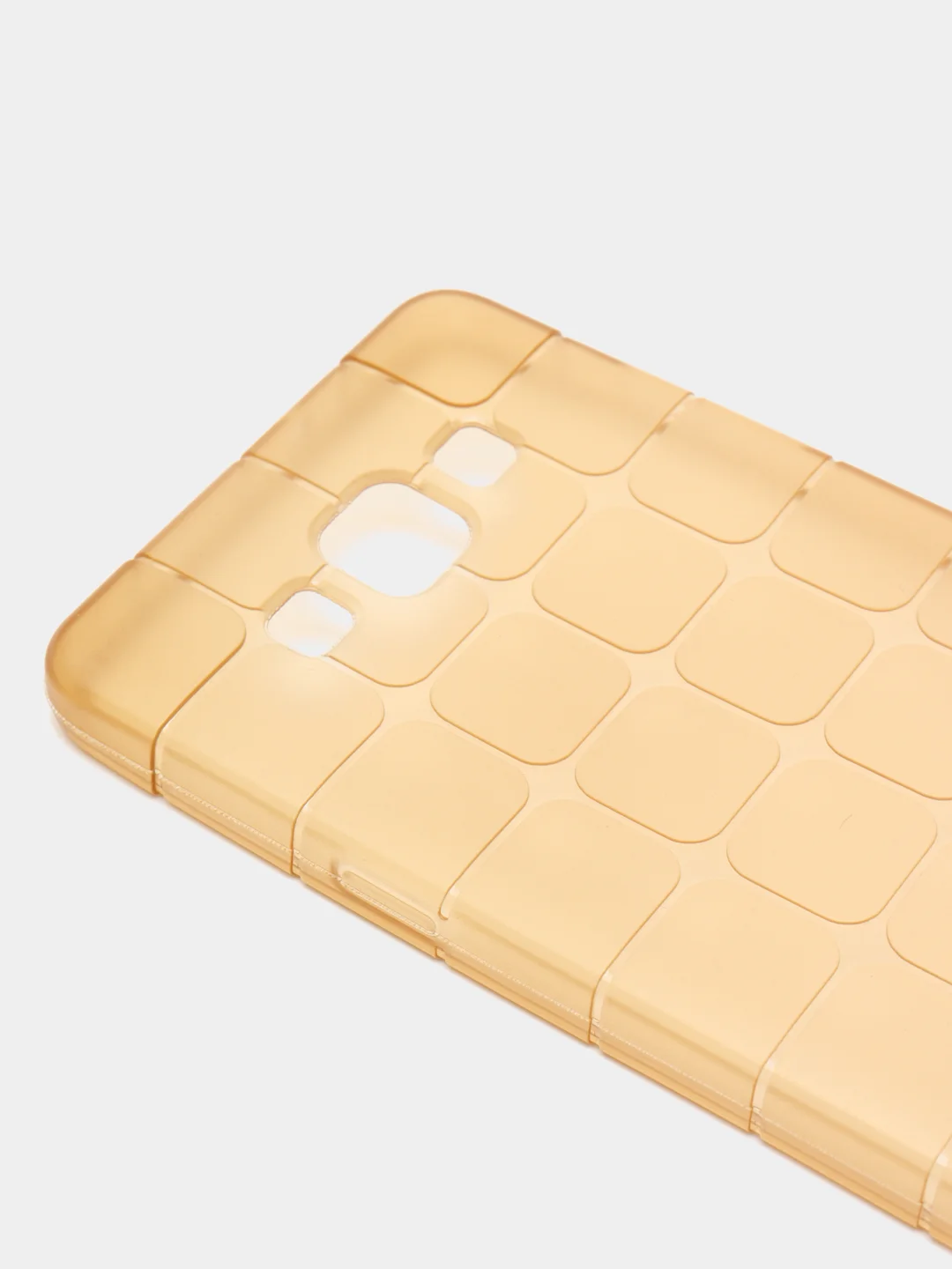 Желтый чехол силиконовый SAMSUNG A5 2015