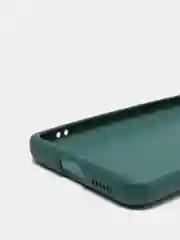 Тёмно-зелёный чехол Huawei P40 Pro, Хуавей П40 Про силиконовый с цветными кнопками