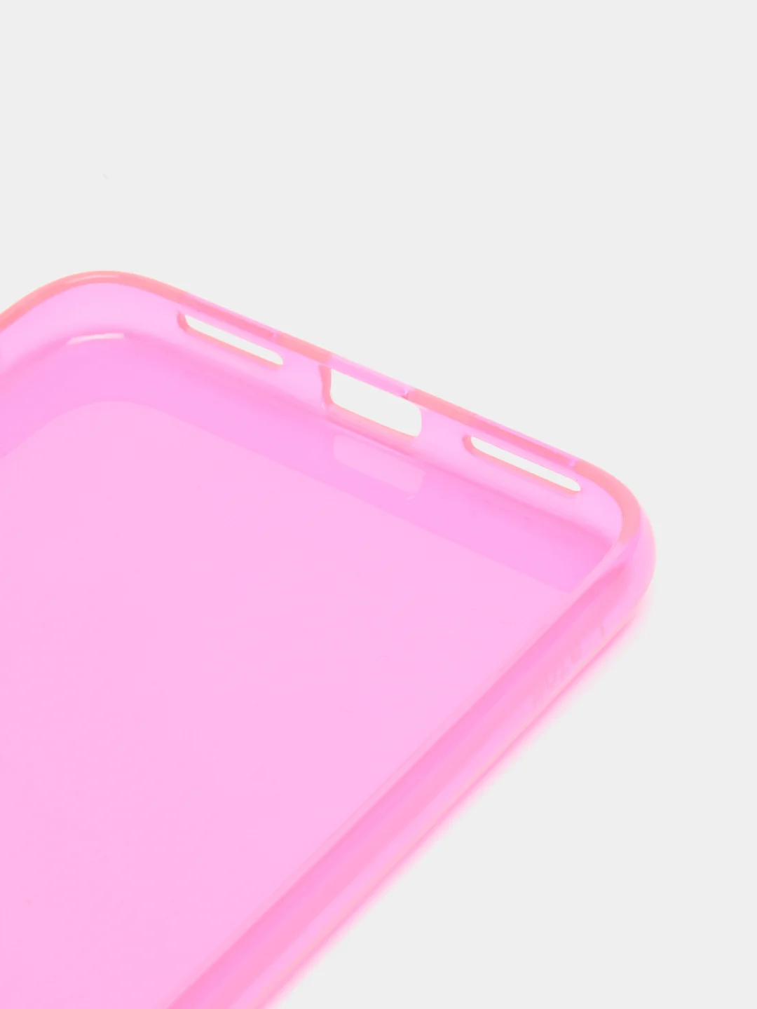Фуксия чехол прозрачный для Xiaomi Redmi Note 7 / Note 7 Pro плотный неоновый с оттенком