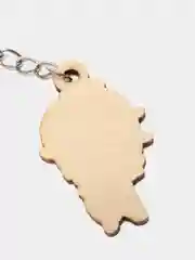 Лавандовый брелок деревянный по игре "Геншин импакт"