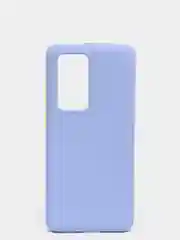 Лавандовый чехол Huawei P40 Pro, Хуавей П40 Про силиконовый с цветными кнопками