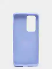 Лавандовый чехол Huawei P40 Pro, Хуавей П40 Про силиконовый с цветными кнопками