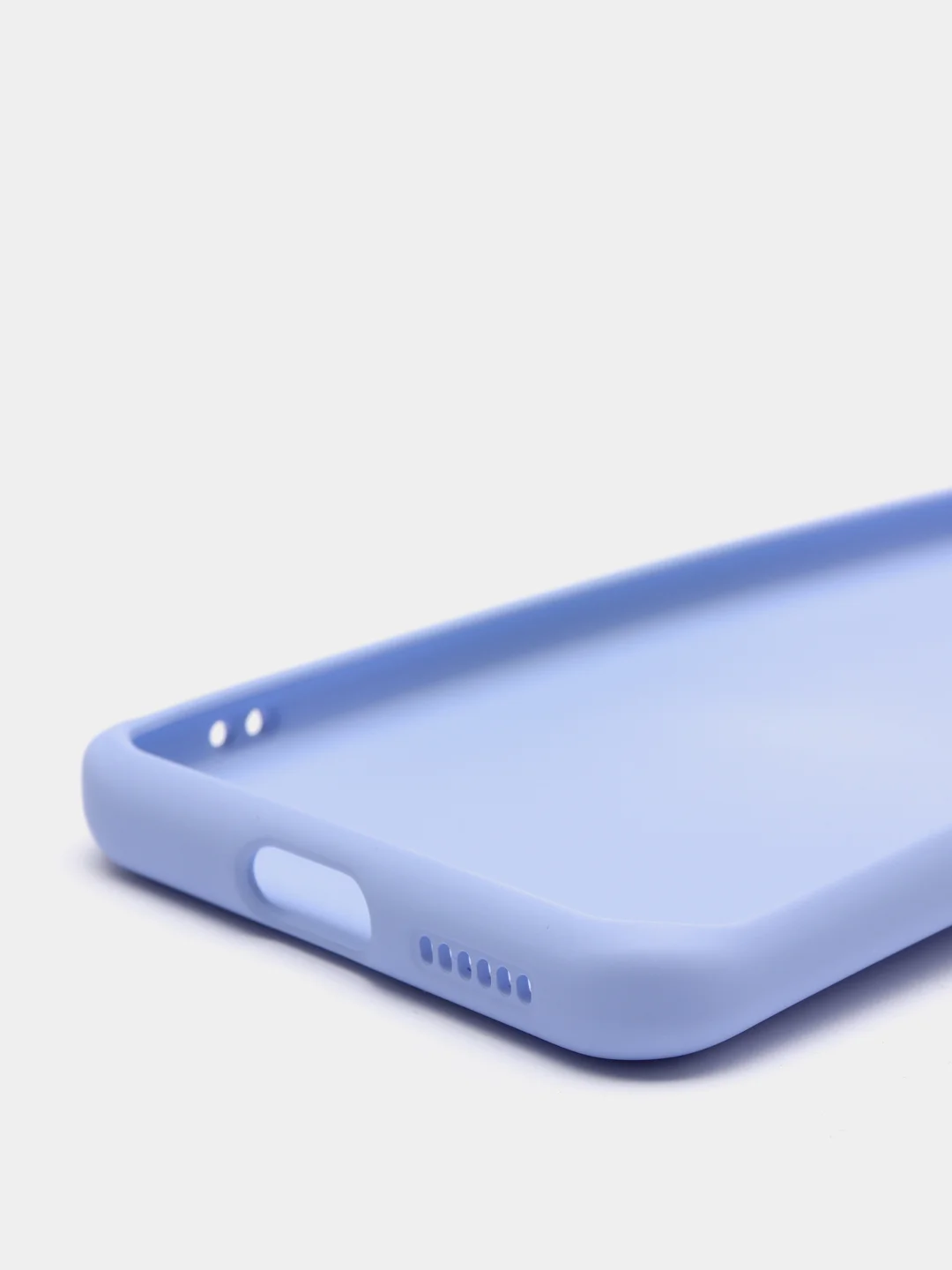 Лавандовый чехол Huawei P40 Pro, Хуавей П40 Про силиконовый с цветными кнопками