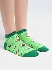 Лайм носки женские с принтом, 36-40