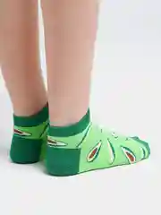 Лайм носки женские с принтом, 36-40