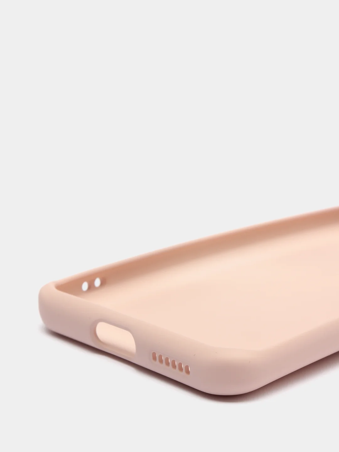 Бежевый чехол Huawei P40 Pro, Хуавей П40 Про силиконовый с цветными кнопками
