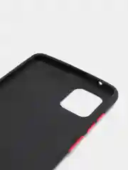 Черный чехол Samsung Galaxy Note 10 Lite, Галакси Нот 10 Лайт силиконовый с цветными кнопками