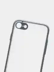 Синий меланж iphone 7 / 8 / SE 2020 чехол матовый с цветными кнопками