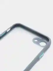 Синий меланж iphone 7 / 8 / SE 2020 чехол матовый с цветными кнопками