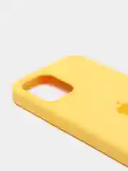 Желтый чехол с бархатом iPhone 12 / 12 Pro