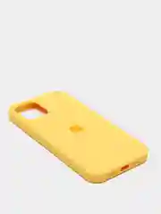 Желтый чехол с бархатом iPhone 12 / 12 Pro