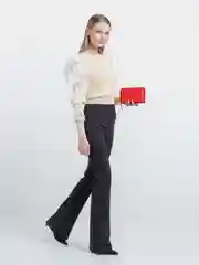 Красный сумка женская через плечо, клатч