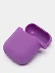 Фиолетовый чехол для наушников Apple AirPods 1, 2, TWS i9s, i10, i12, i13, i14, i15, i100