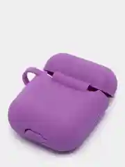 Фиолетовый чехол для наушников Apple AirPods 1, 2, TWS i9s, i10, i12, i13, i14, i15, i100