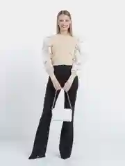 Белый женская сумка