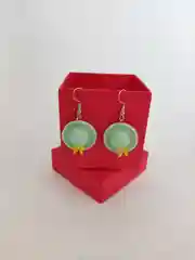 Бирюзовый серьги шапки, тапки