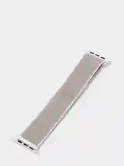 Белый нейлоновый тканевый ремешок "Альпийская петля" для смарт-часов Apple Watch