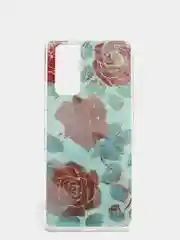 Белый чехол для Huawei Y5p/Y6p/P30 Lite/P40/P40 Lite/P40 Pro/Honor 9C/9S/30/30s/30 Pro, блестки