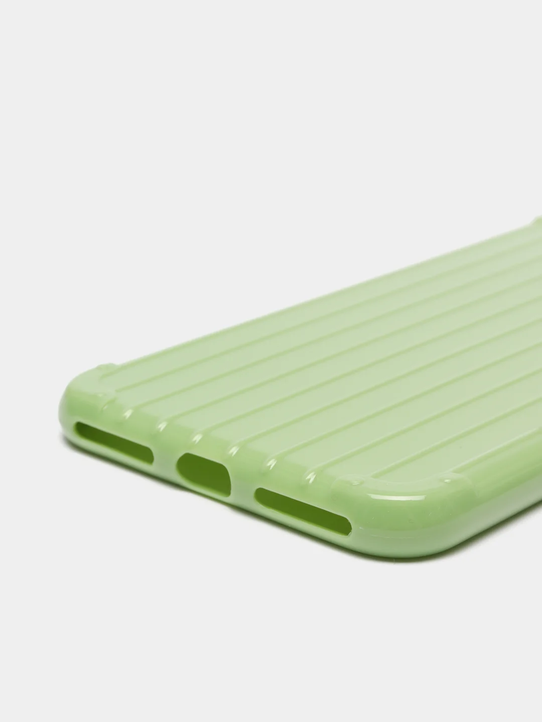 Лайм чехол для iPhone 6 / 6s, 6 / 6s Plus, 7 / 8, 7 / 8 Plus, X / XS, XS MAX, XR, 11, 11 Pro, 11 Pro Max, 8 цветов, силиконовый, ребристый
