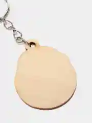Желтый брелок деревянный "Симпсоны"