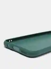Тёмно-зелёный чехол Huawei P40 Lite, Хуавей П40 Лайт, силиконовый, противоударный