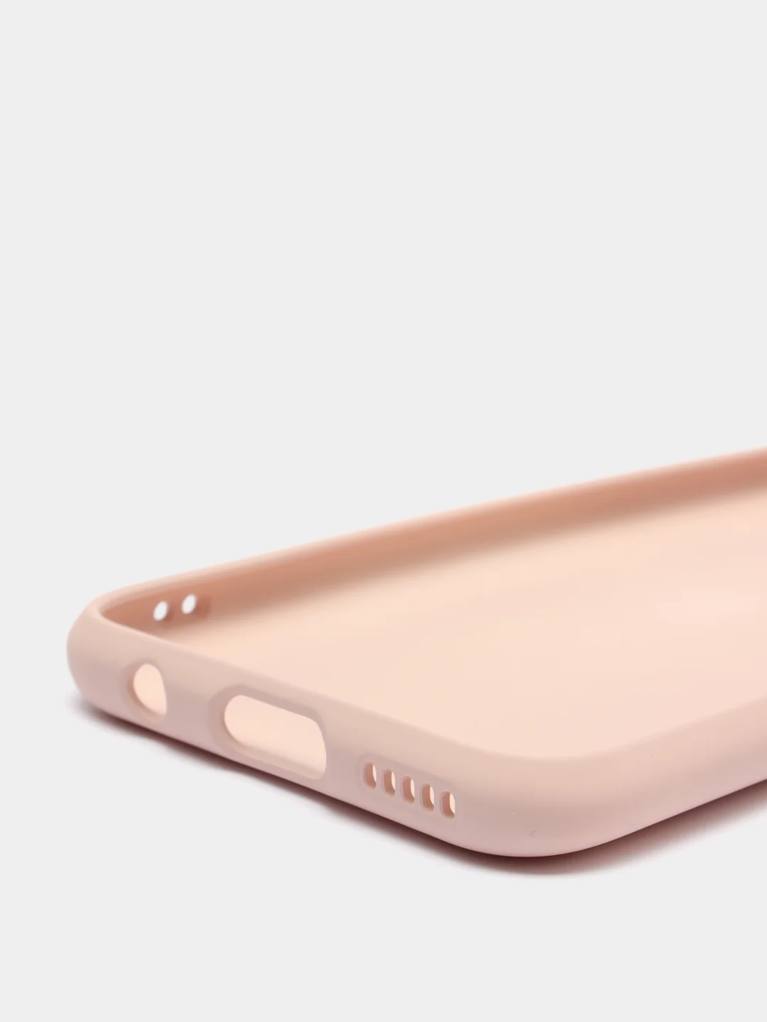Бежевый чехол Huawei P40 Lite, Хуавей П40 Лайт, силиконовый, противоударный