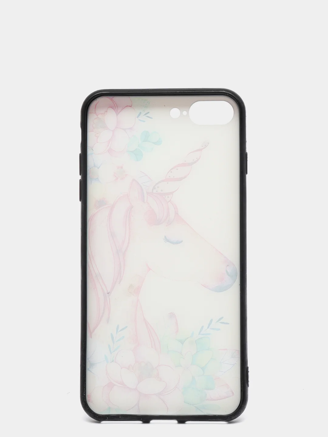 Кораллово-розовый чехол с рисунком для iPhone 7 Plus, 8 Plus