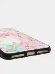 Кораллово-розовый чехол с рисунком для iPhone 7 Plus, 8 Plus