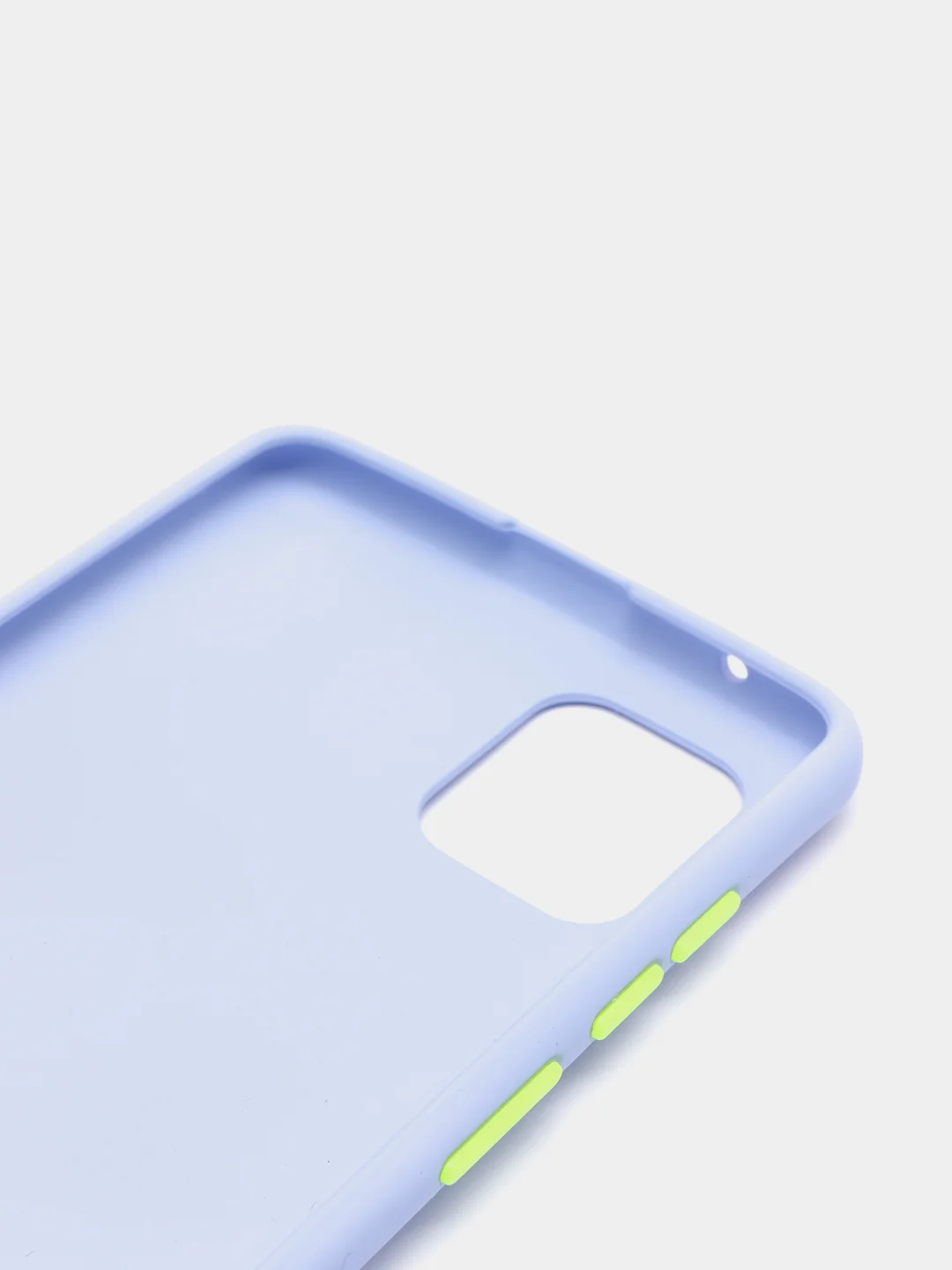 Лавандовый чехол Samsung Galaxy Note 10 Lite, Галакси Нот 10 Лайт силиконовый с цветными кнопками