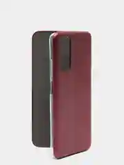 Бордовый чехол-книжка для Redmi Note 11 / Note 11S