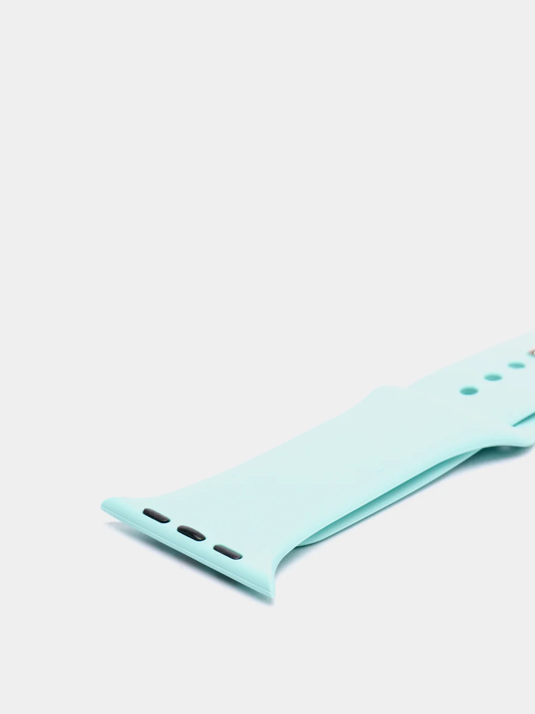 Бирюзовый силиконовый ремешок для Apple Watch 3, 4, 5, 6, 7 SE на 38/40 и 42/44