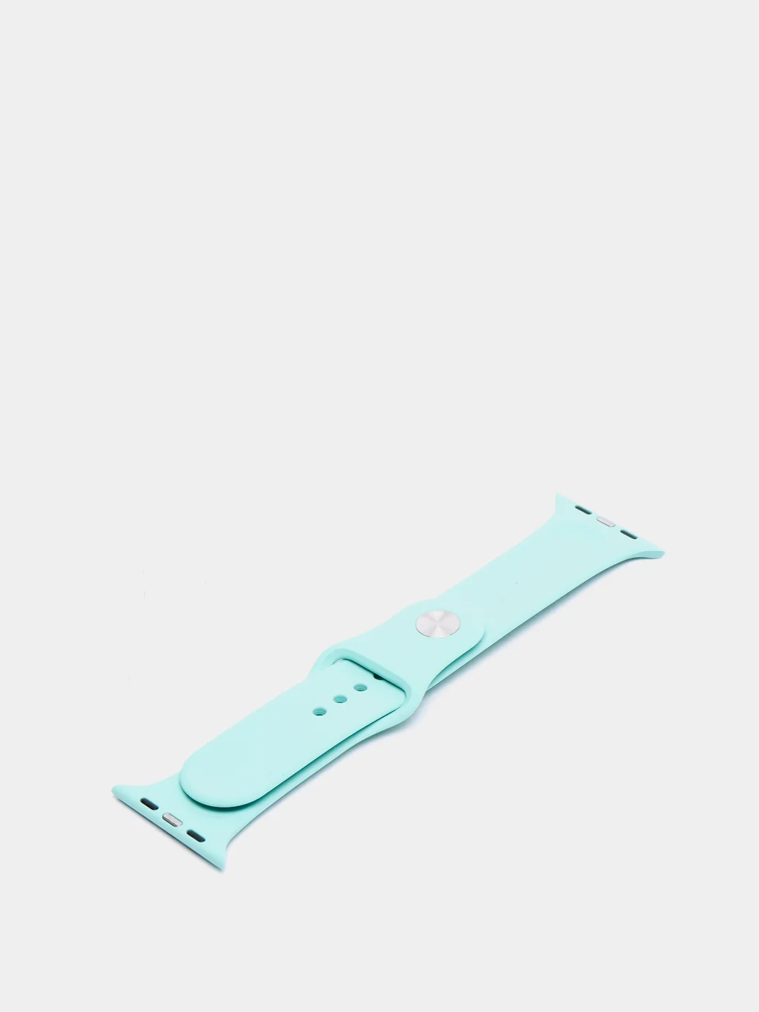 Бирюзовый силиконовый ремешок для Apple Watch 3, 4, 5, 6, 7 SE на 38/40 и 42/44