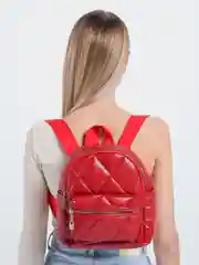 Красный женский рюкзак