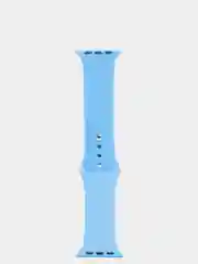 Лазурный силиконовый ремешок для Apple Watch 3, 4, 5, 6, 7 SE на 38/40 и 42/44
