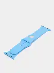 Лазурный силиконовый ремешок для Apple Watch 3, 4, 5, 6, 7 SE на 38/40 и 42/44