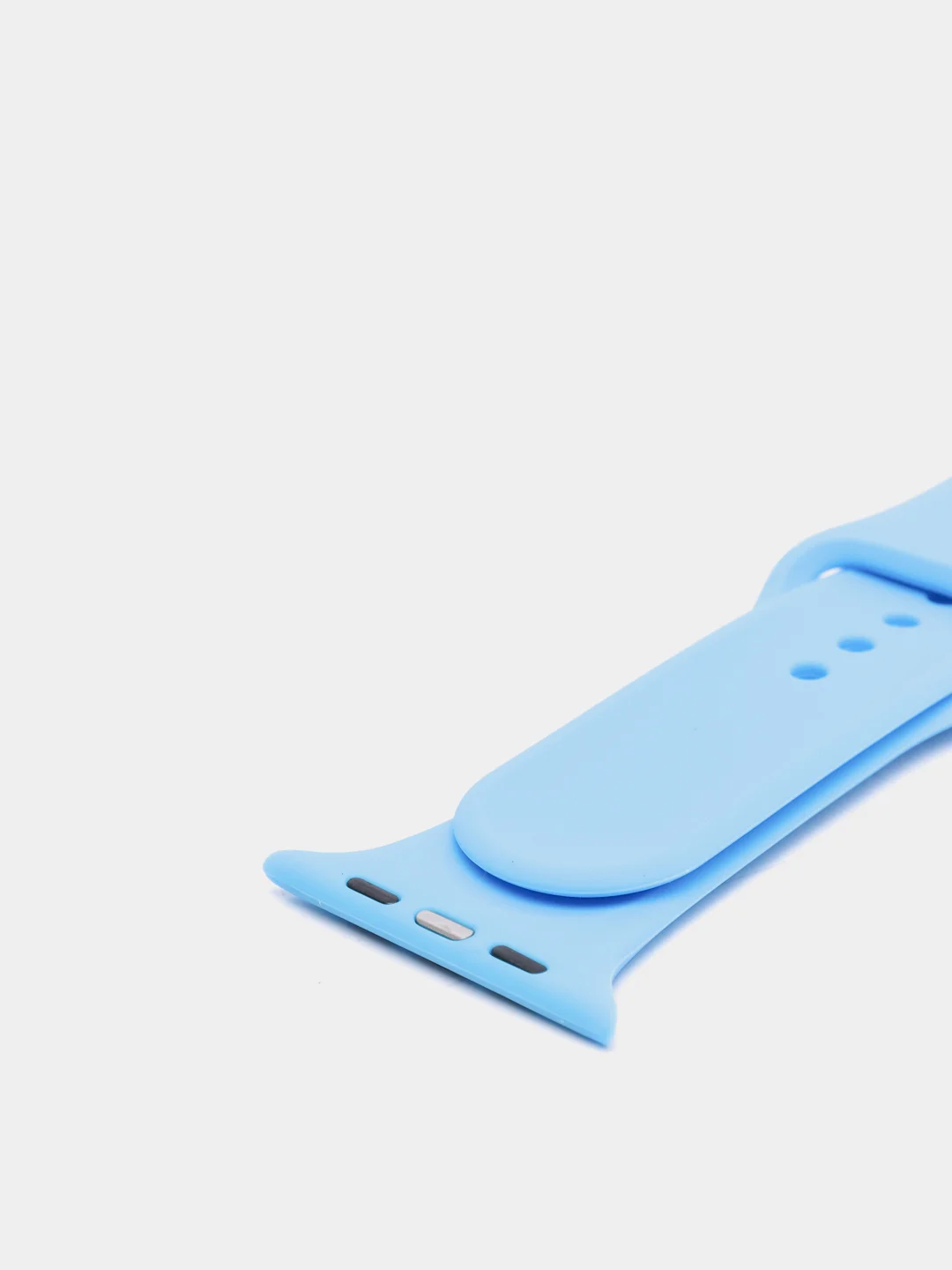 Лазурный силиконовый ремешок для Apple Watch 3, 4, 5, 6, 7 SE на 38/40 и 42/44