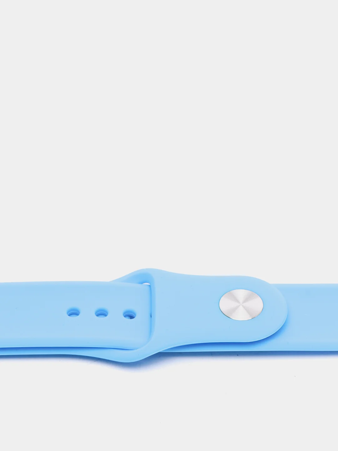 Лазурный силиконовый ремешок для Apple Watch 3, 4, 5, 6, 7 SE на 38/40 и 42/44