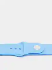 Лазурный силиконовый ремешок для Apple Watch 3, 4, 5, 6, 7 SE на 38/40 и 42/44